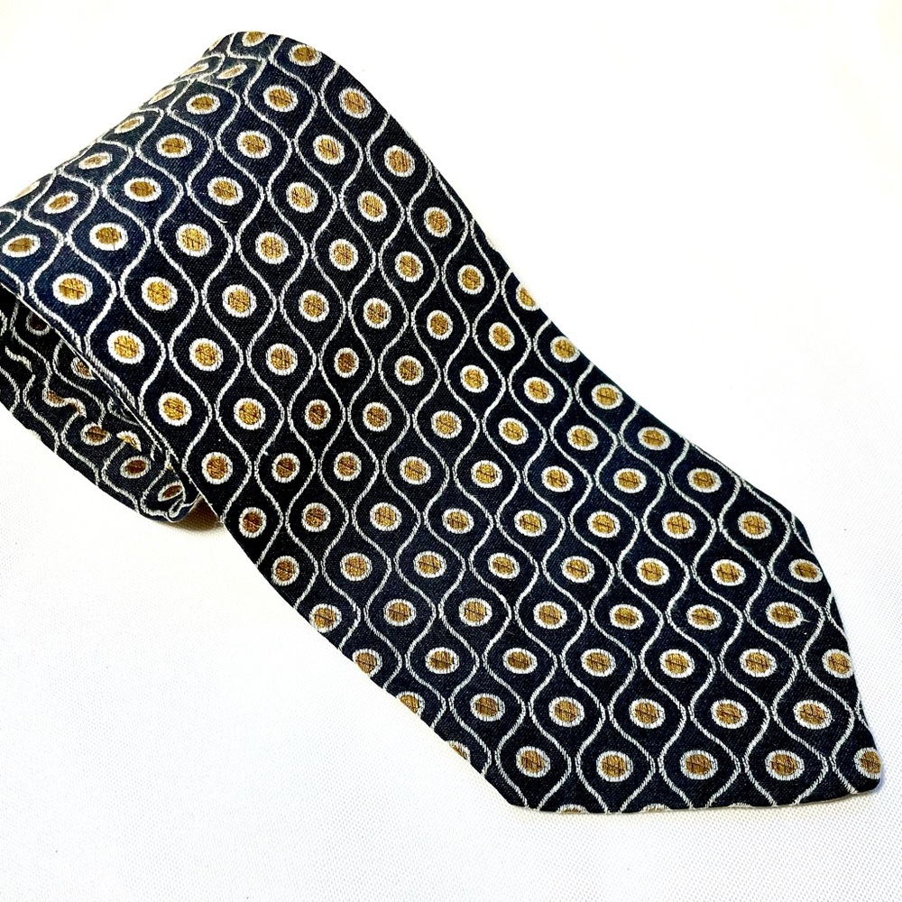 GIORGIO ARMANI Italian Silk & Linen Tie - Picture 5 of 6